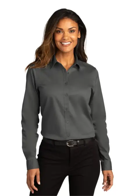 Port Authority ®  Ladies Long Sleeve SuperPro React  Twill Shirt. LW808