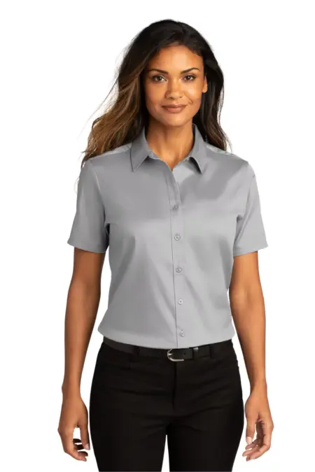 Port Authority ®  Ladies Short Sleeve SuperPro React  Twill Shirt. LW809