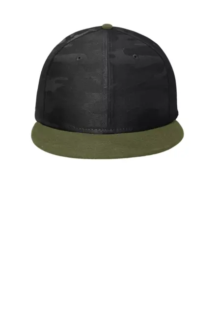 New Era  ®  Camo Flat Bill Snapback Cap NE407
