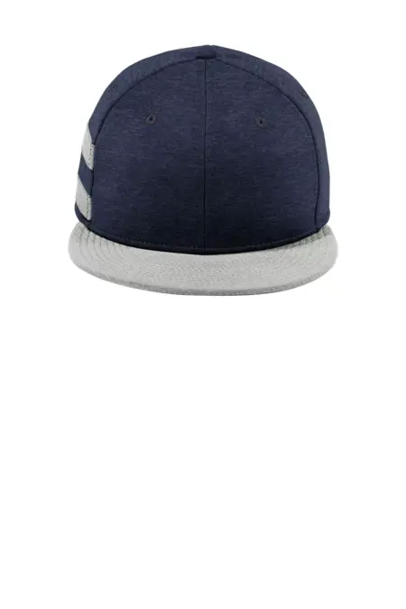 New Era  ®  Shadow Heather Striped Flat Bill Snapback Cap NE408