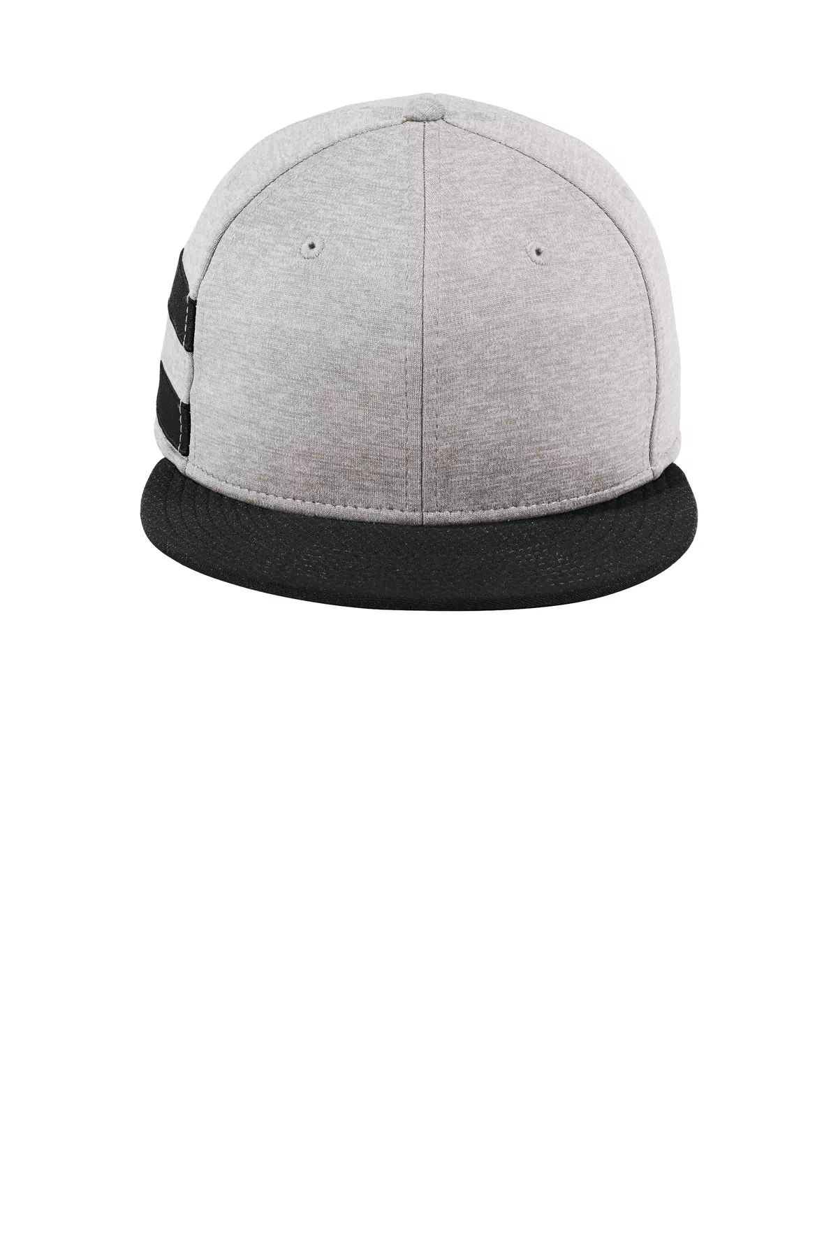 New Era ® Shadow Heather Striped Flat Bill Snapback Cap NE408 - Image 3