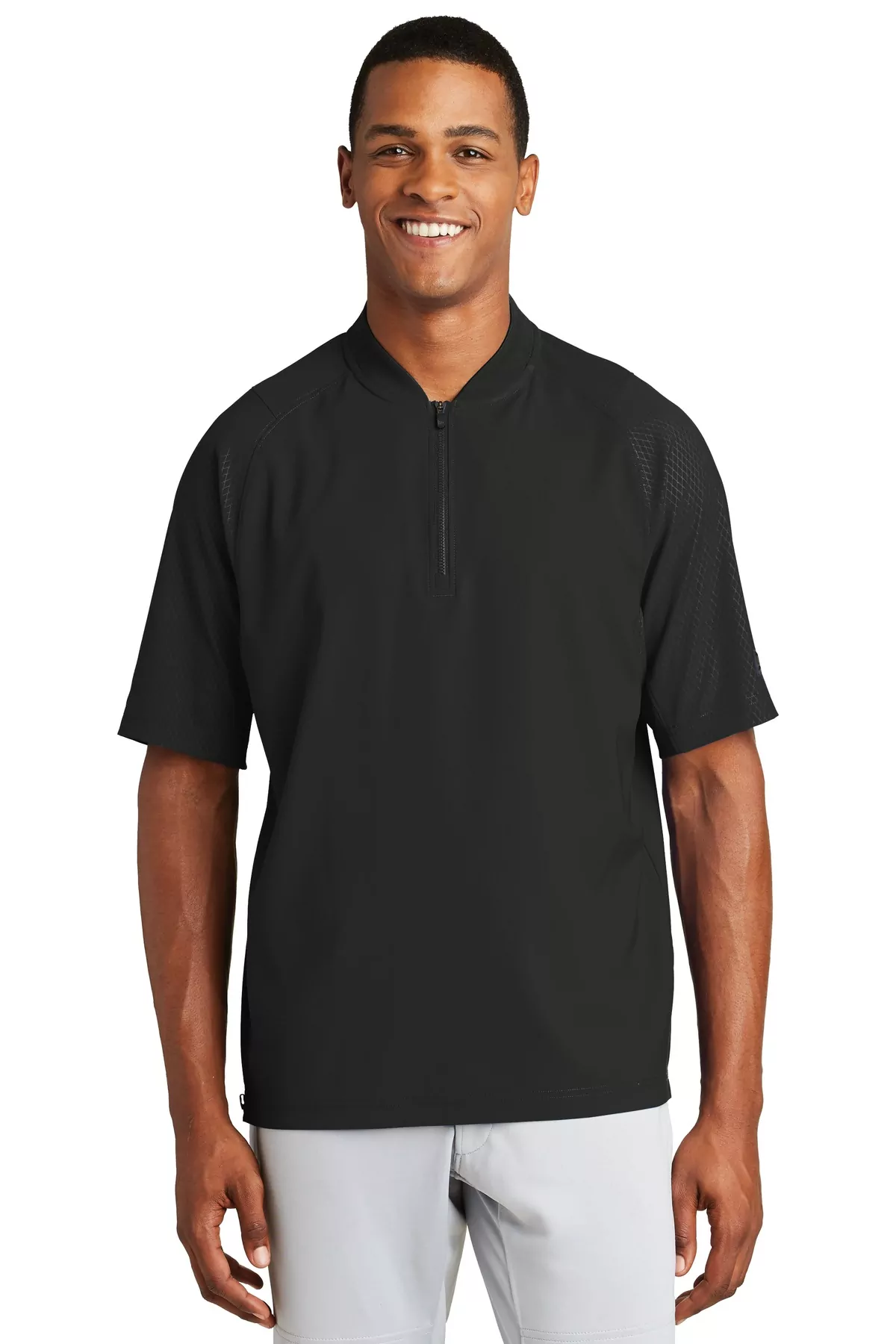 New Era ® Cage Short Sleeve 1/4-Zip Jacket. NEA600 - Image 3
