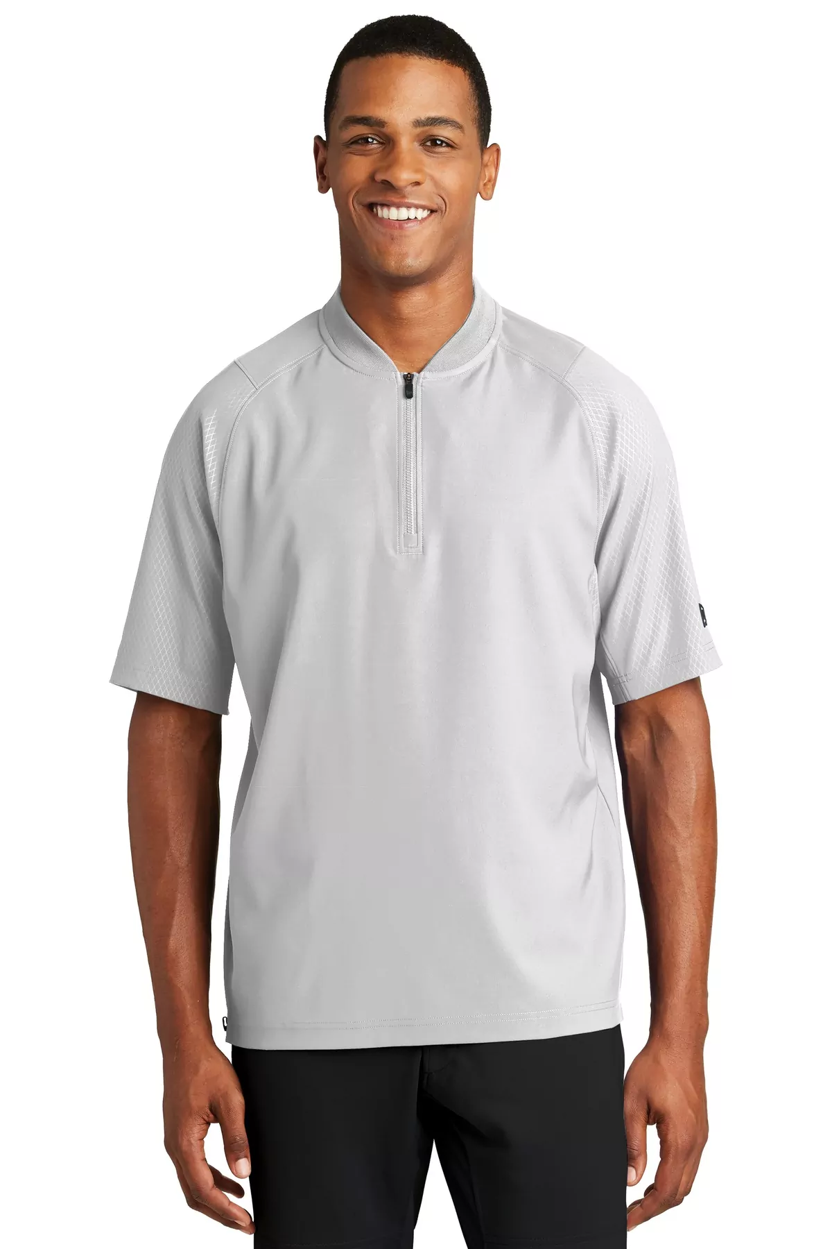New Era ® Cage Short Sleeve 1/4-Zip Jacket. NEA600 - Image 2