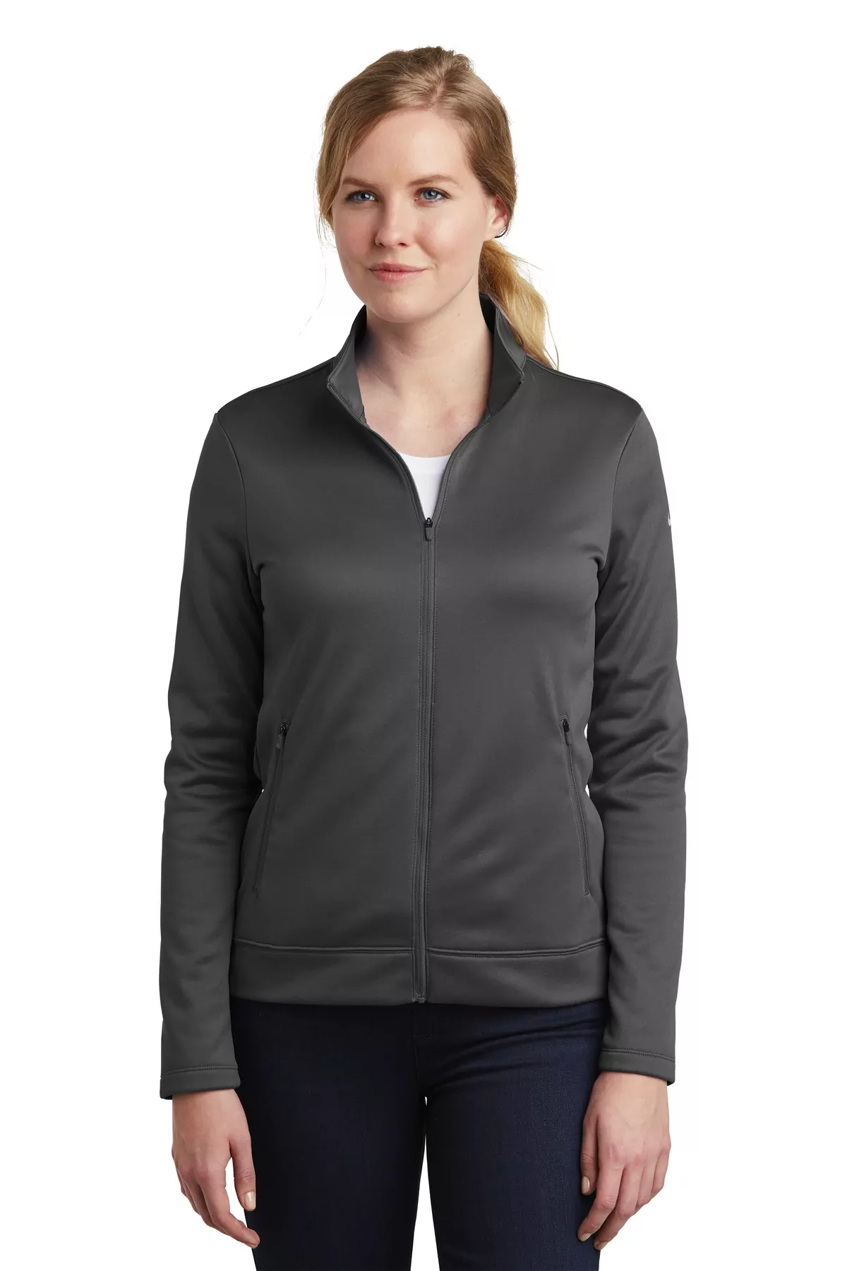 Nike Ladies Therma-FIT Full-Zip Fleece. NKAH6260 - Image 2