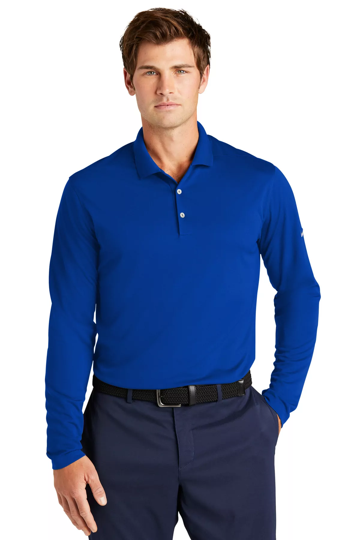 Nike Dri-FIT Micro Pique 2.0 Long Sleeve Polo NKDC2104 - Image 5