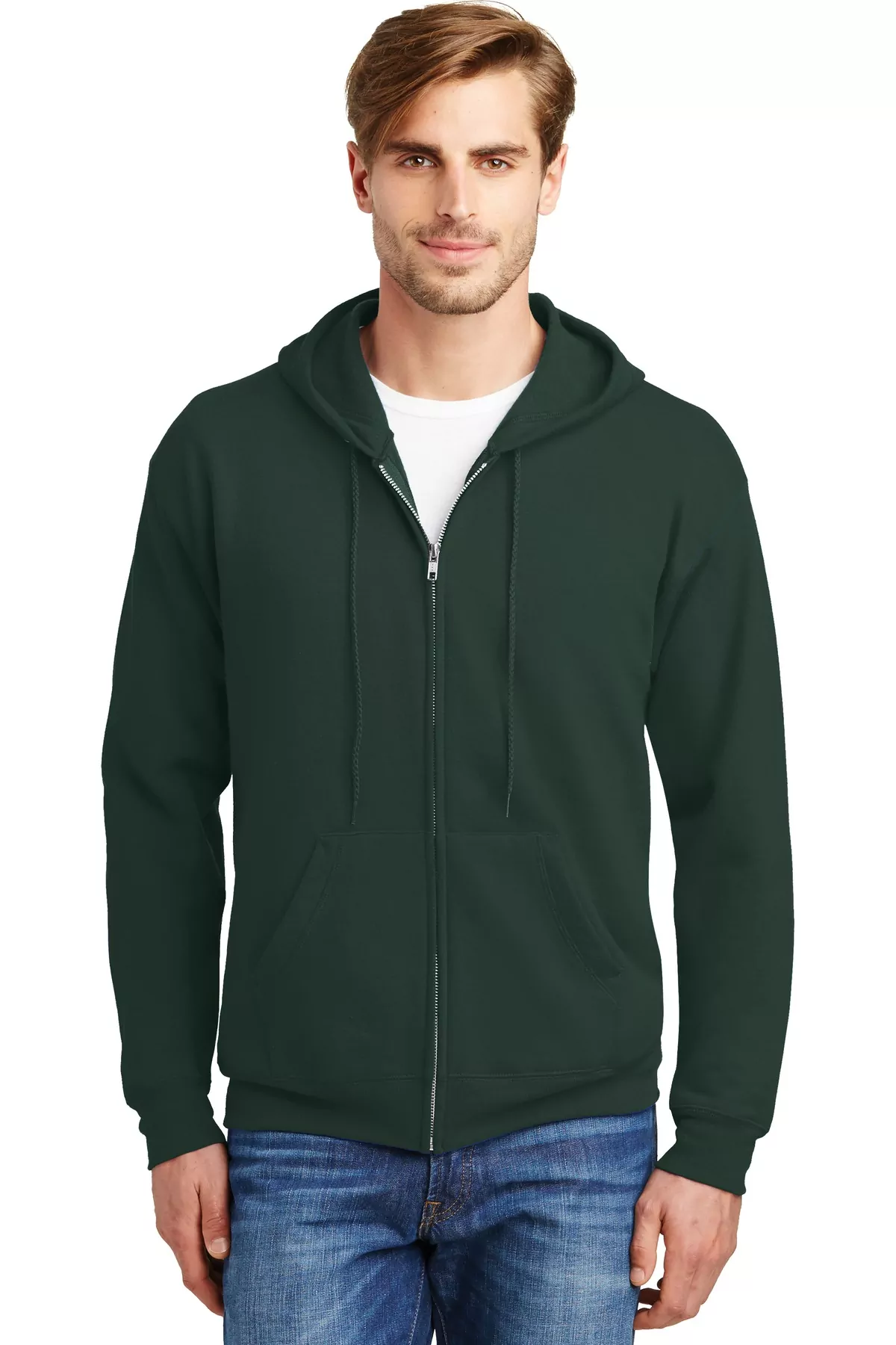 Hanes ® - EcoSmart ® Full-Zip Hooded Sweatshirt. P180 - Image 3