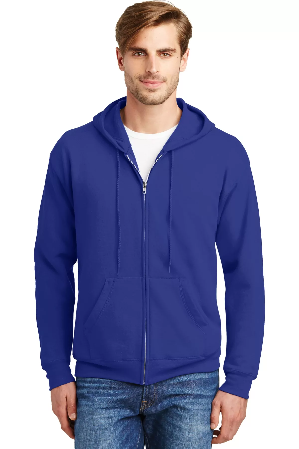 Hanes ® - EcoSmart ® Full-Zip Hooded Sweatshirt. P180 - Image 2