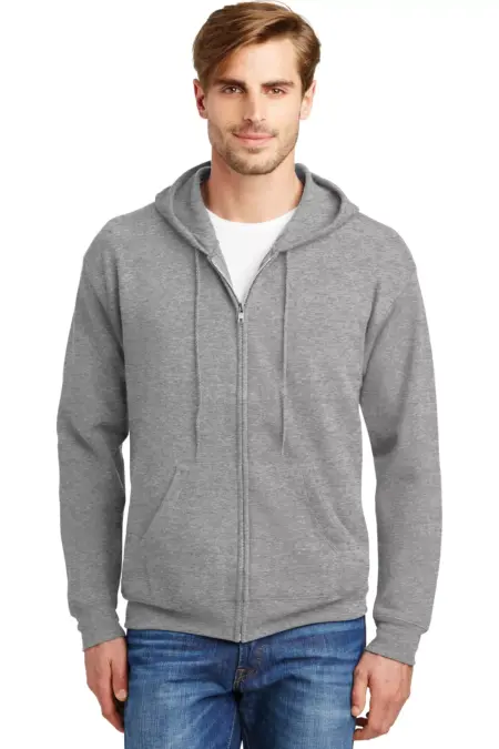 Hanes ®  - EcoSmart ®  Full-Zip Hooded Sweatshirt. P180