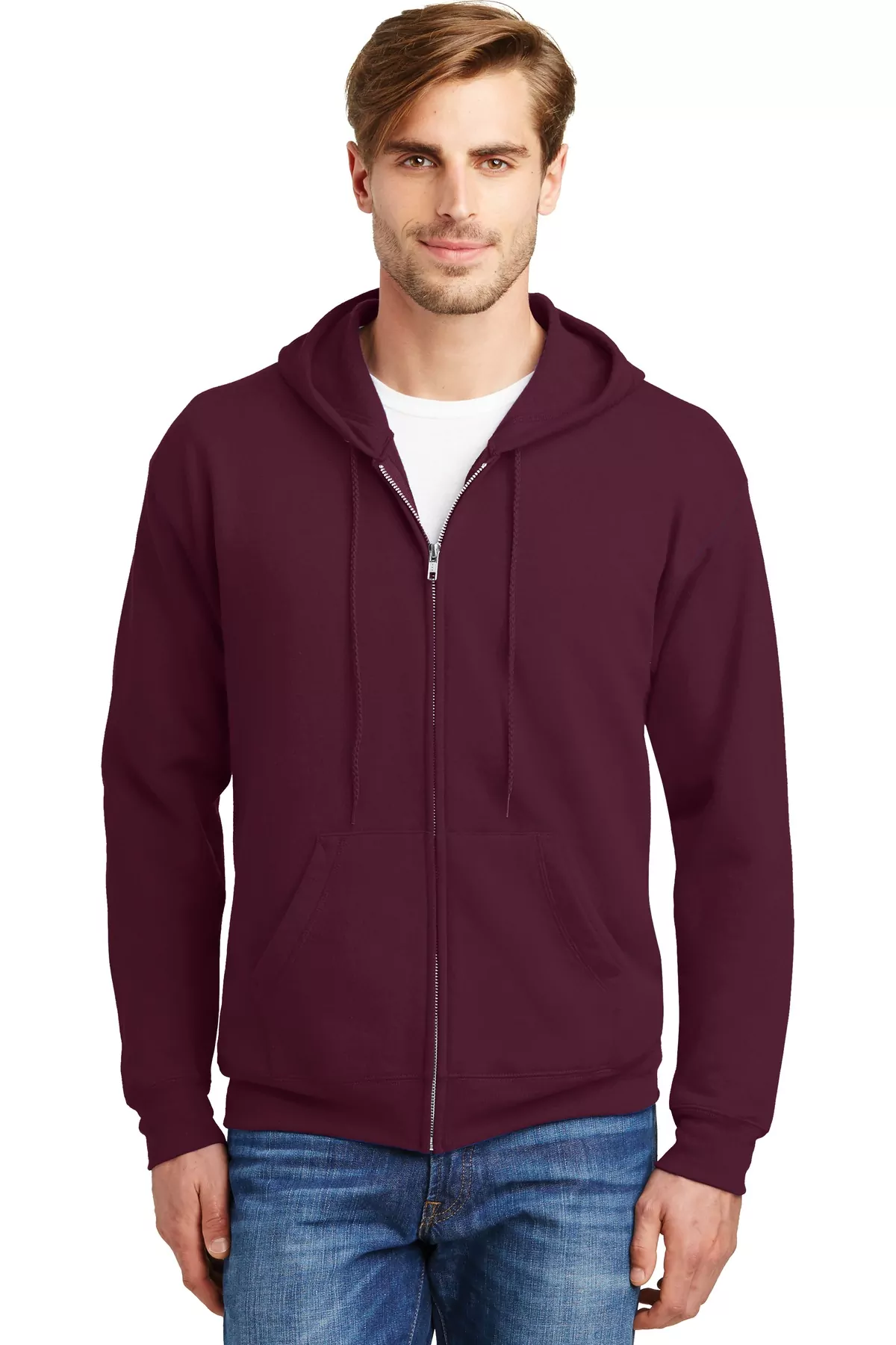Hanes ® - EcoSmart ® Full-Zip Hooded Sweatshirt. P180 - Image 5