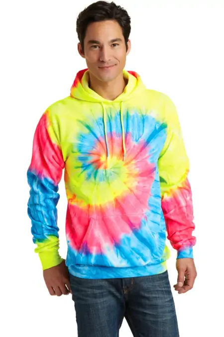 Port & Company ®  Tie-Dye Pullover Hooded Sweatshirt. PC146