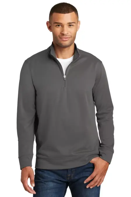 Port & Company ® Performance Fleece 1/4-Zip Pullover Sweatshirt. PC590Q