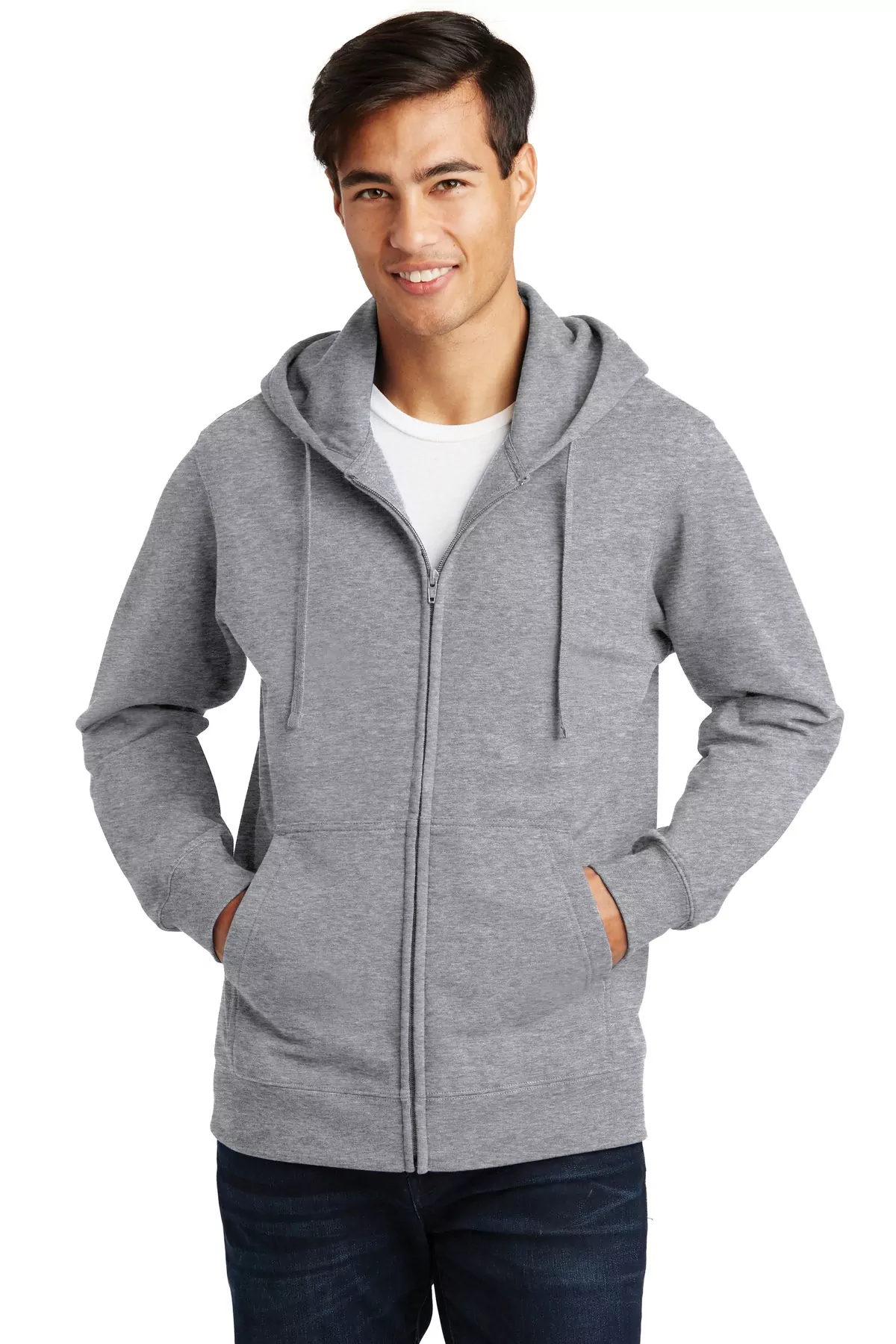 Port & Company ® Fan Favorite Fleece Full-Zip Hooded Sweatshirt. PC850ZH - Image 4