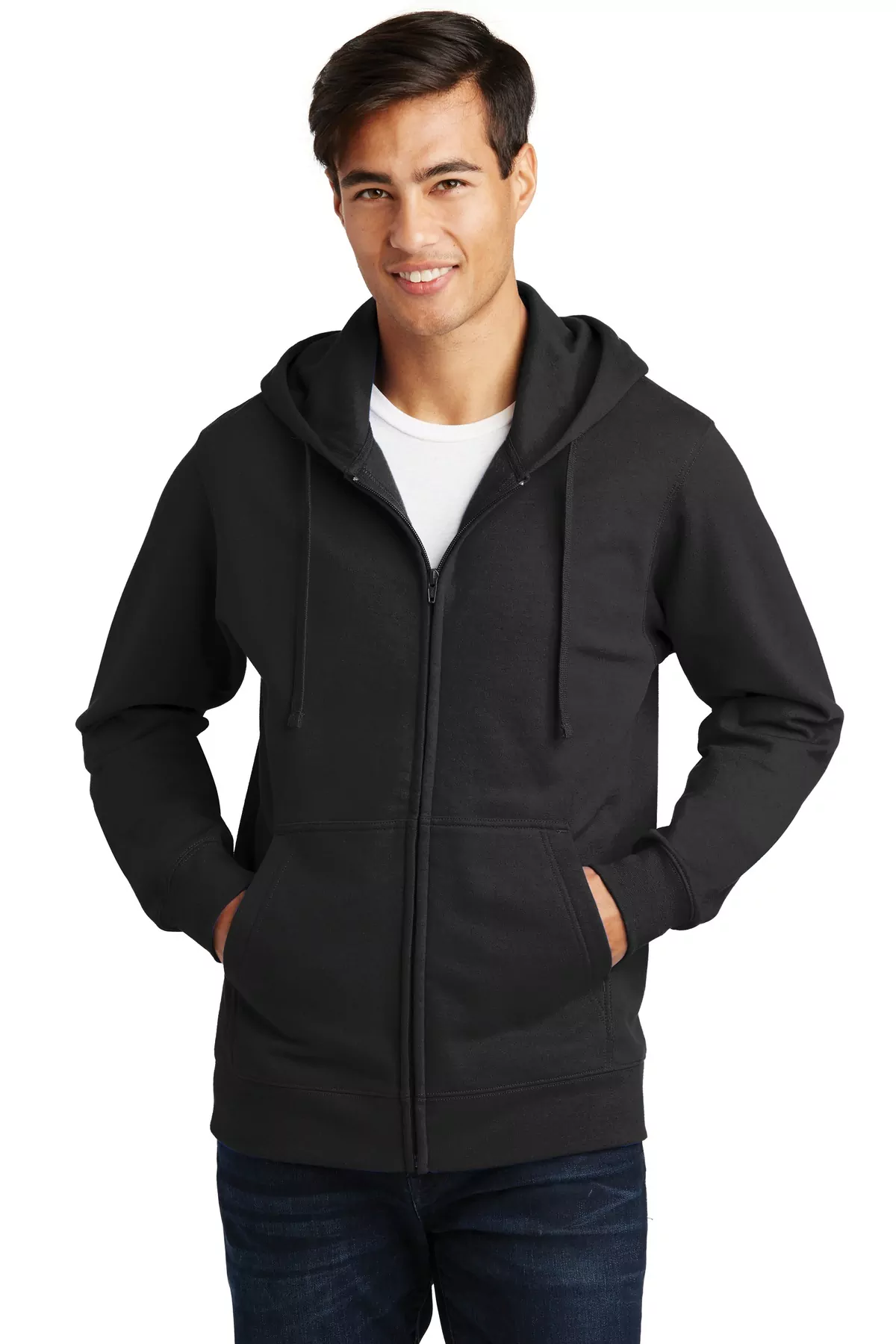 Port & Company ® Fan Favorite Fleece Full-Zip Hooded Sweatshirt. PC850ZH - Image 3