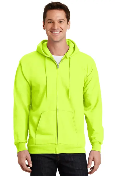 Port & Company ®  -  Essential Fleece Full-Zip Hooded Sweatshirt.  PC90ZH