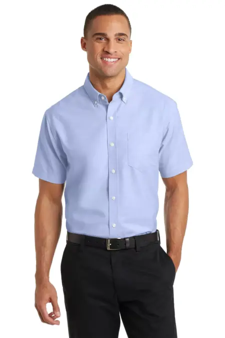 Port Authority ®  Short Sleeve SuperPro   Oxford Shirt. S659