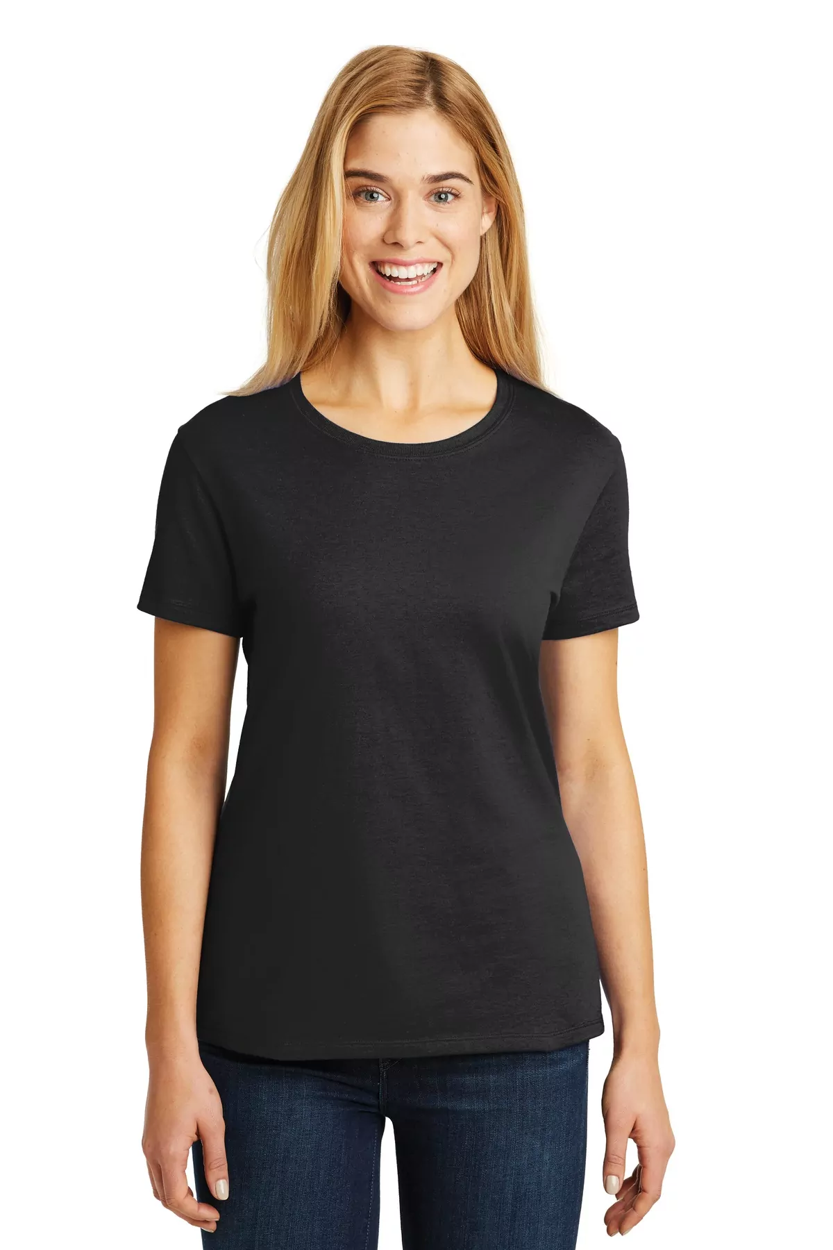 Hanes ® - Ladies Perfect-T Cotton T-Shirt. SL04 - Image 4