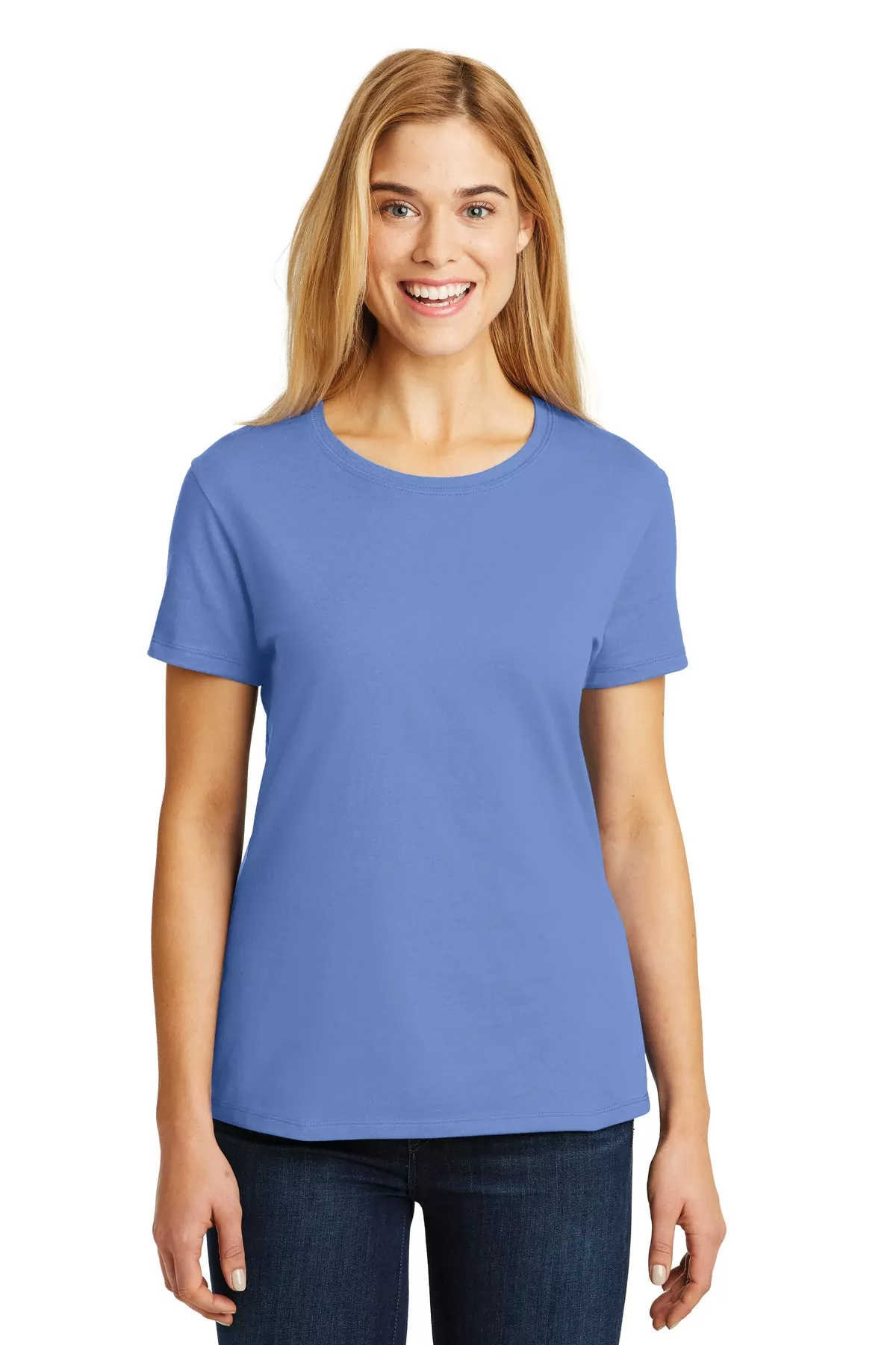Hanes ® - Ladies Perfect-T Cotton T-Shirt. SL04 - Image 3