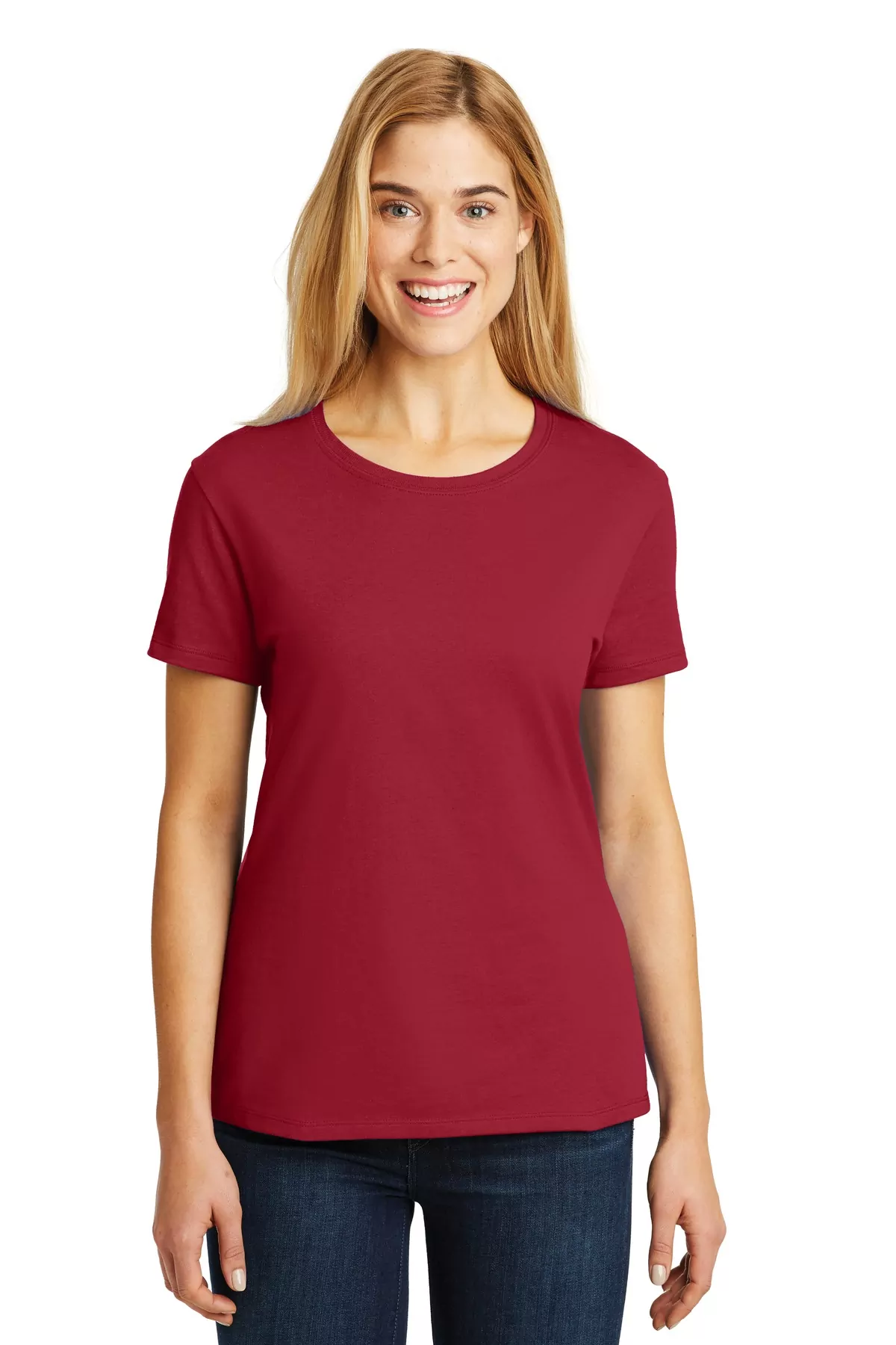 Hanes ® - Ladies Perfect-T Cotton T-Shirt. SL04 - Image 5