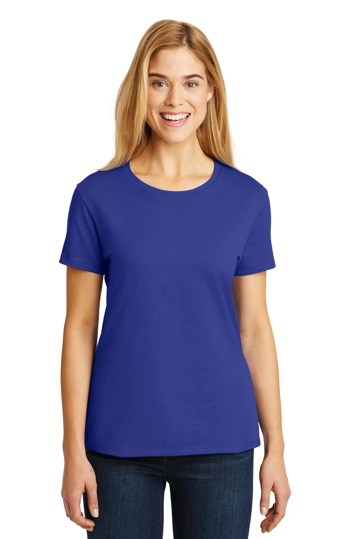 Hanes ® - Ladies Perfect-T Cotton T-Shirt. SL04 - Image 9