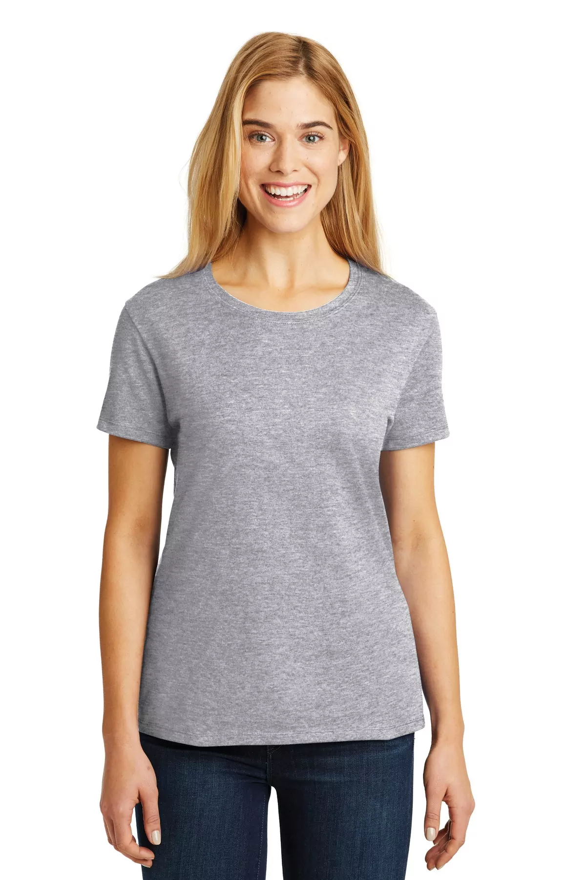 Hanes ® - Ladies Perfect-T Cotton T-Shirt. SL04 - Image 6