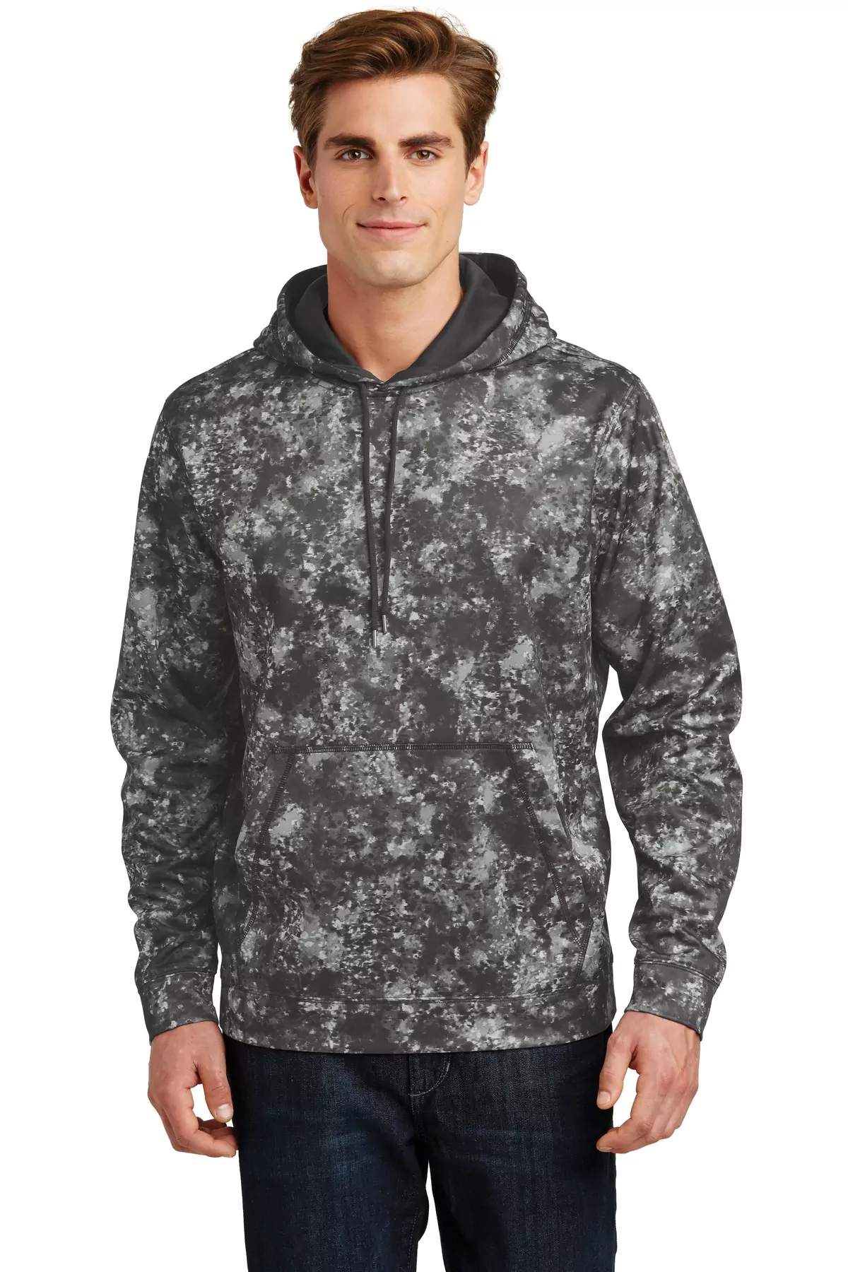 Sport-Tek ® Sport-Wick ® Mineral Freeze Fleece Hooded Pullover. ST230 - Image 3