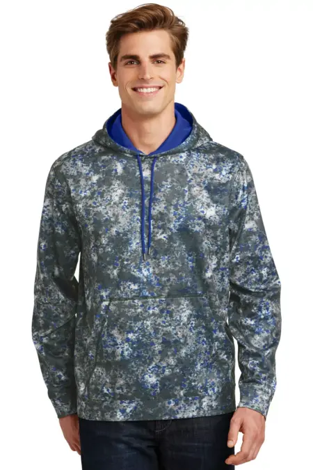 Sport-Tek ® Sport-Wick ® Mineral Freeze Fleece Hooded Pullover. ST230