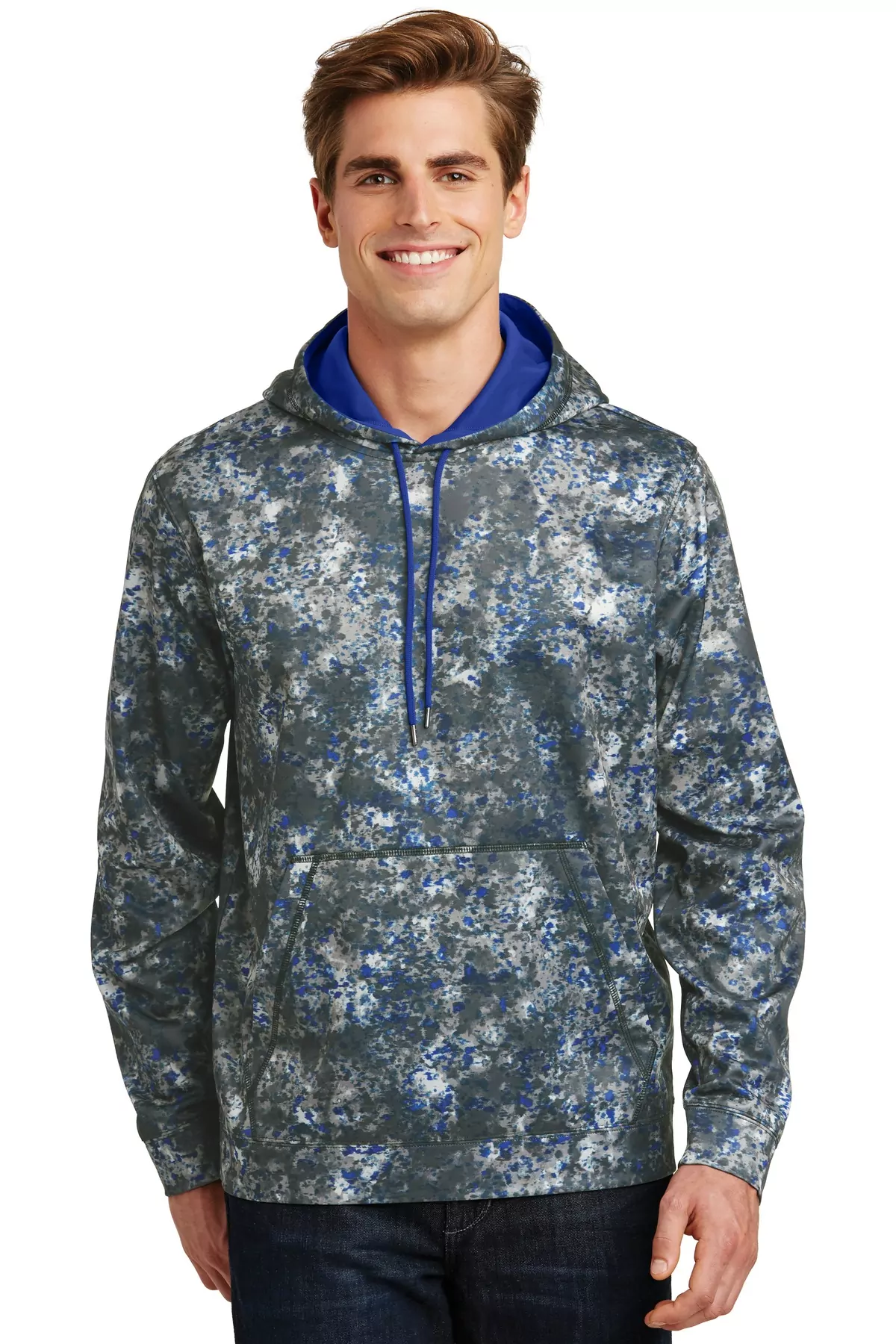 Sport-Tek ® Sport-Wick ® Mineral Freeze Fleece Hooded Pullover. ST230
