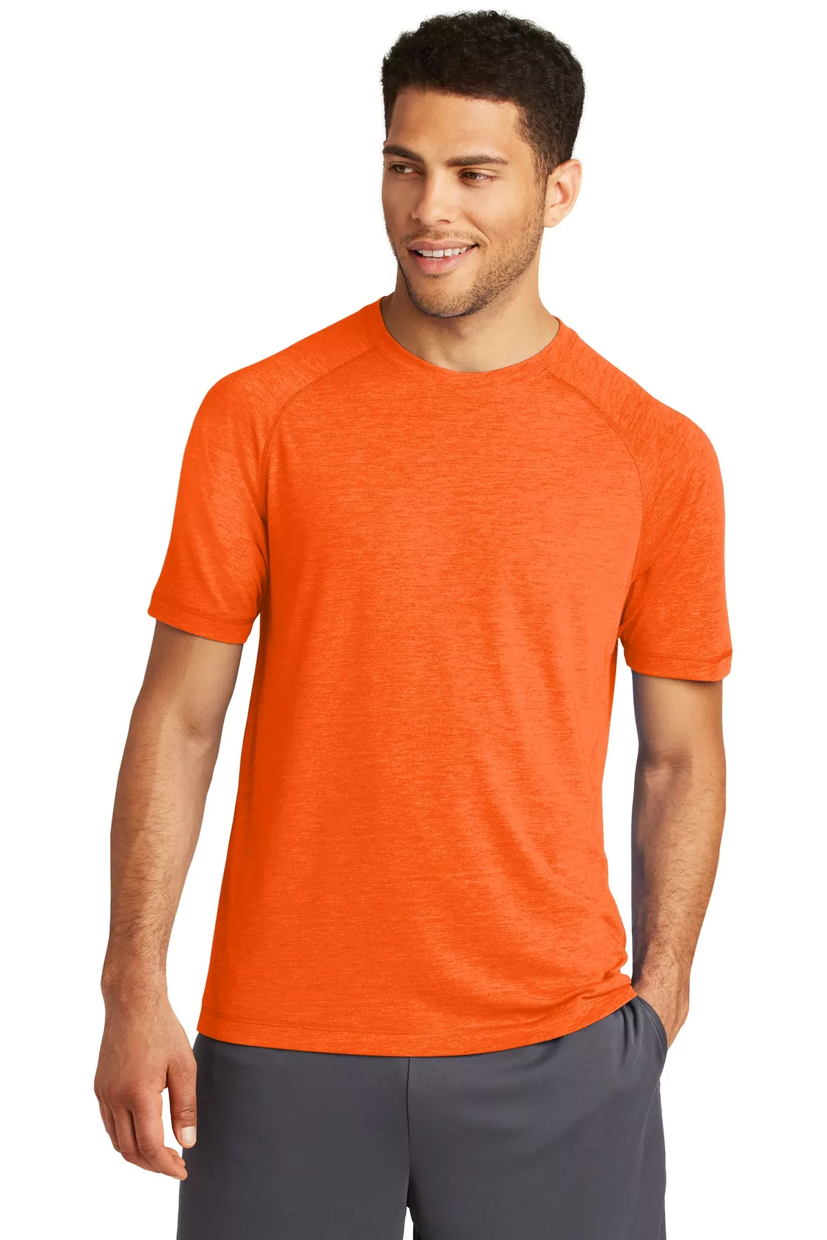 Sport-Tek ® PosiCharge ® Tri-Blend Wicking Raglan Tee. ST400 - Image 3
