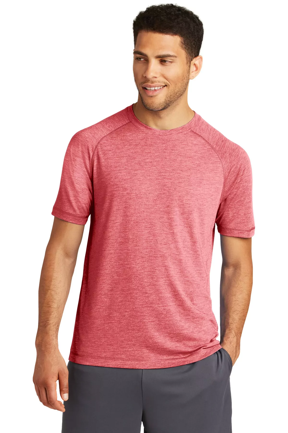 Sport-Tek ® PosiCharge ® Tri-Blend Wicking Raglan Tee. ST400 - Image 5