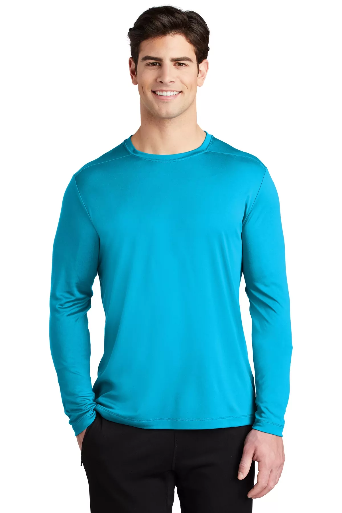 Sport-Tek ® Posi-UV ® Pro Long Sleeve Tee. ST420LS - Image 2
