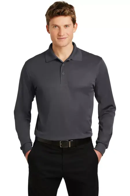Sport-Tek ® Long Sleeve Micropique Sport-Wick ® Polo. ST657