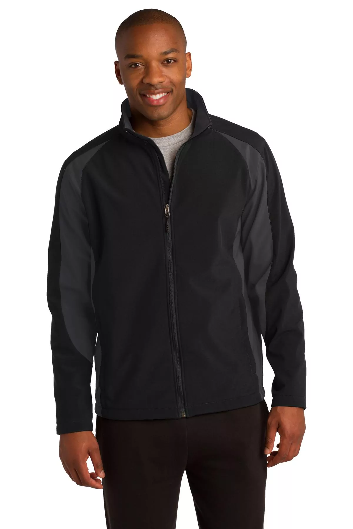 Sport-Tek ® Colorblock Soft Shell Jacket. ST970 - Image 2