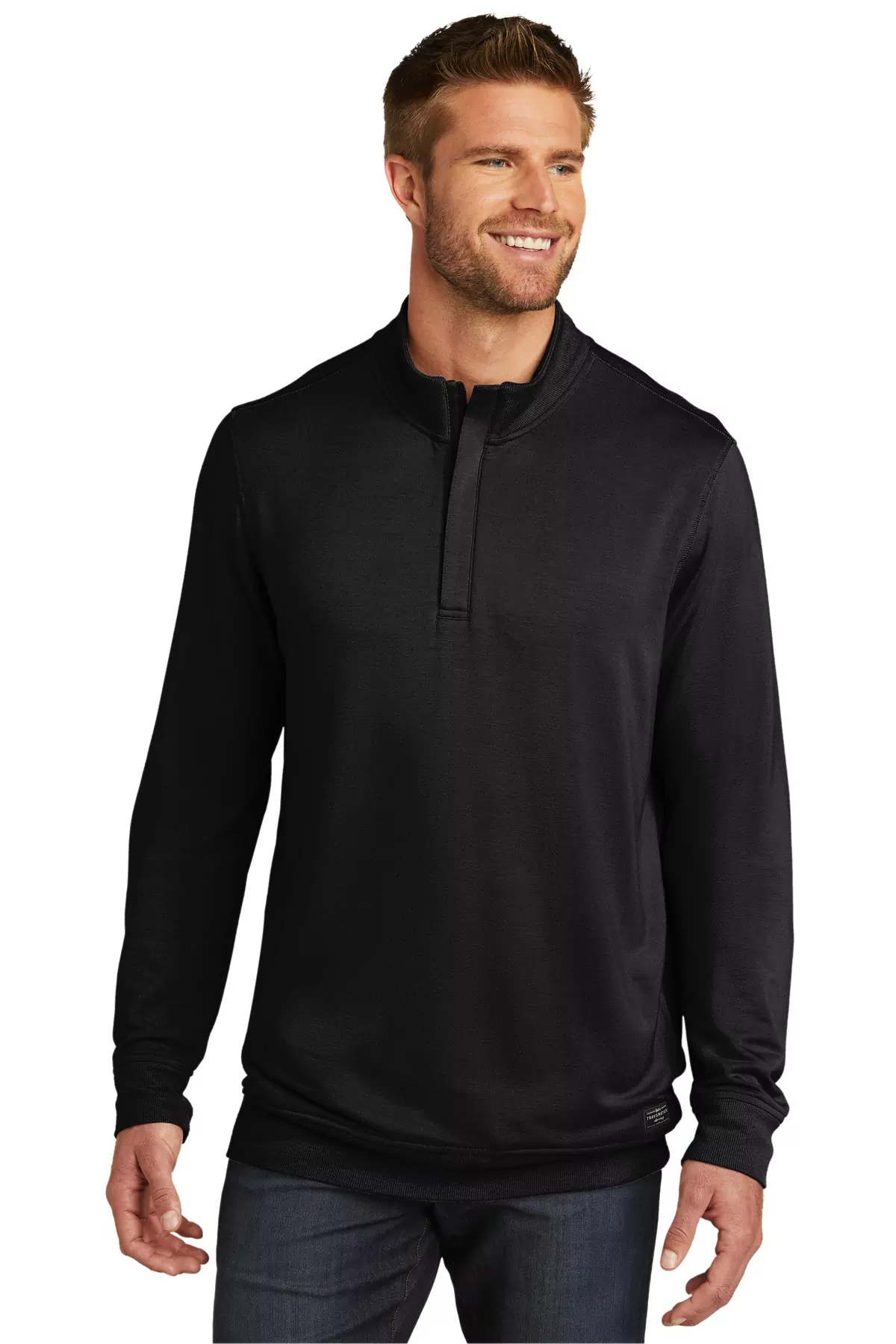 TravisMathew Newport 1/4-Zip Fleece. TM1MU419 - Image 2