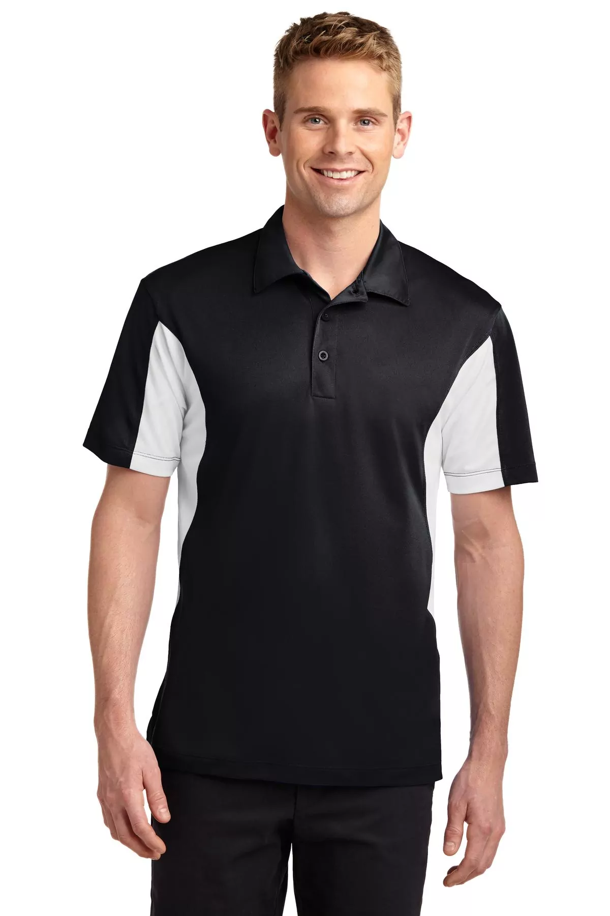 Sport-Tek ® Tall Side Blocked Micropique Sport-Wick ® Polo. TST655