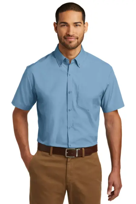 Port Authority ®  Short Sleeve Carefree Poplin Shirt. W101