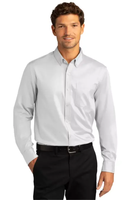 Port Authority ®  Long Sleeve SuperPro React   Twill Shirt. W808
