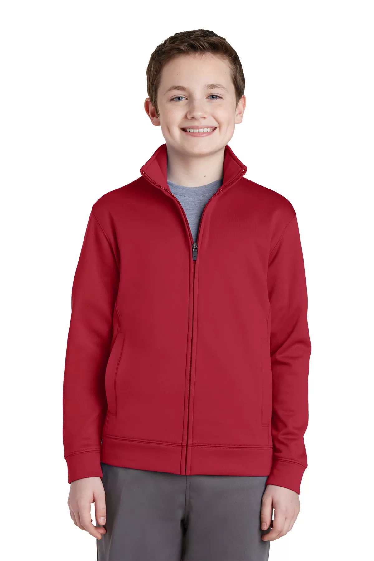 Sport-Tek ® Youth Sport-Wick ® Fleece Full-Zip Jacket. YST241