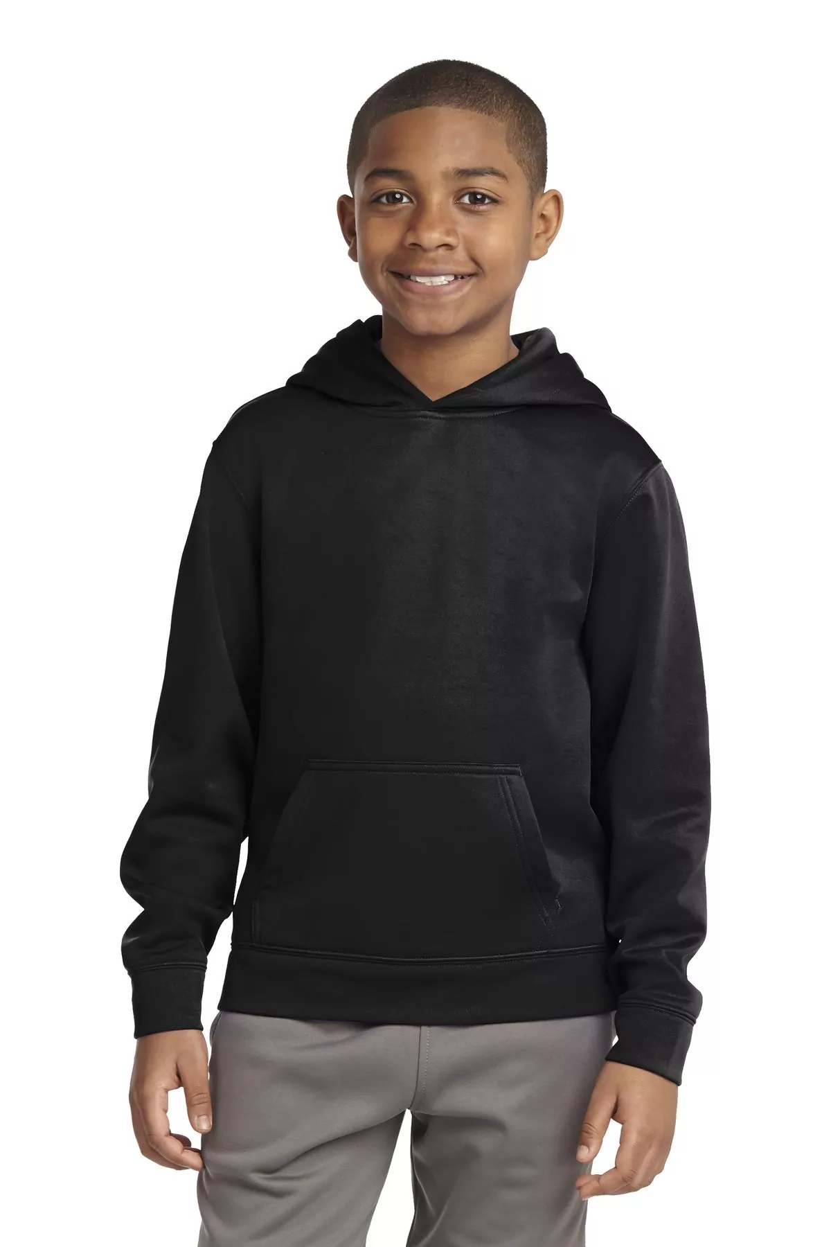 Sport-Tek ® Youth Sport-Wick ® Fleece Hooded Pullover. YST244 - Image 2