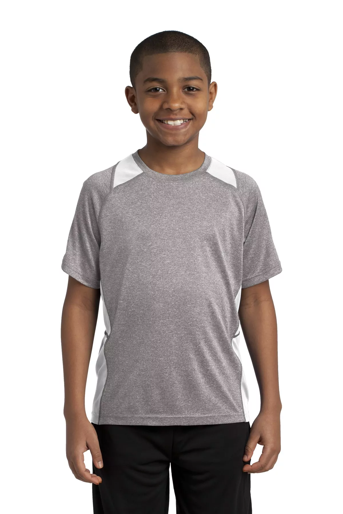 Sport-Tek ®  Youth Heather Colorblock Contender   Tee. YST361