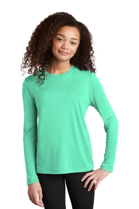 Sport-Tek  ®  Youth Posi-UV ®  Pro Long Sleeve Tee. YST420LS