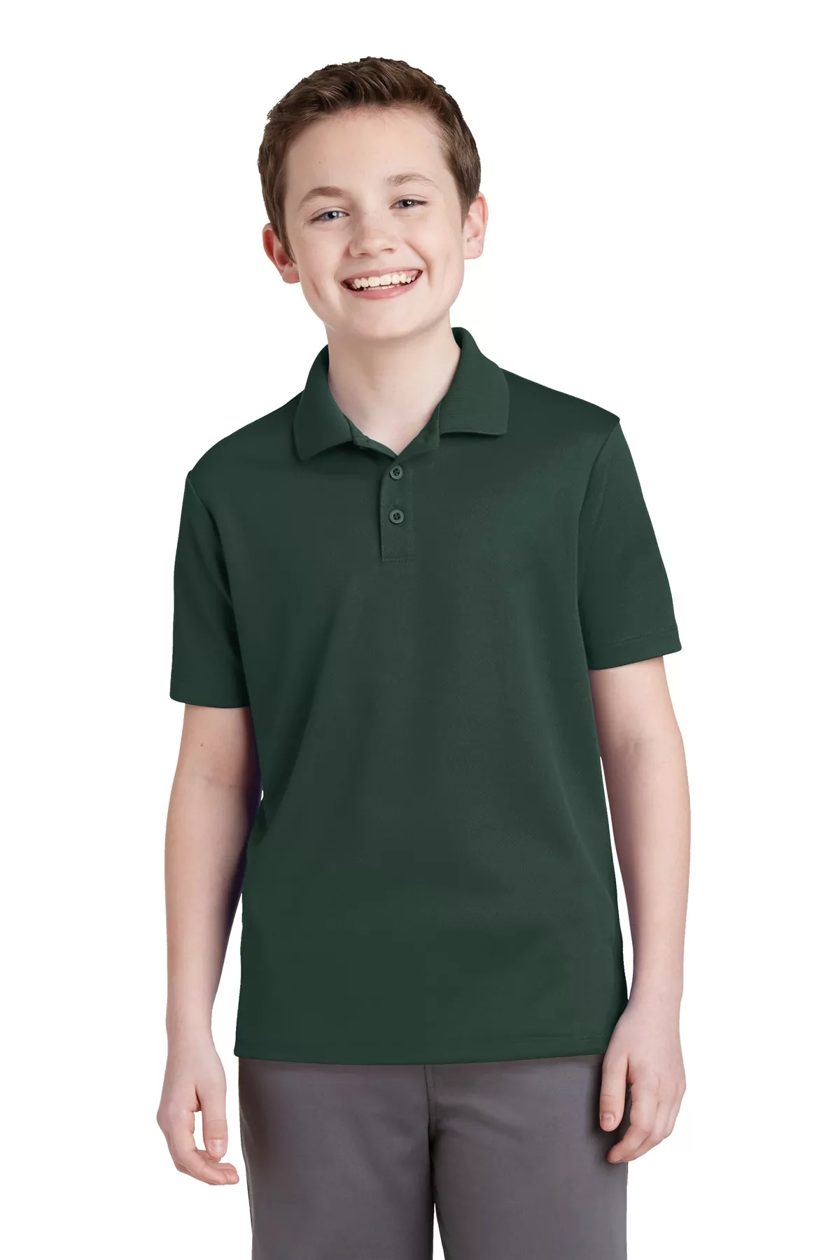 Sport-Tek ® Youth PosiCharge ® RacerMesh ® Polo. YST640 - Image 3