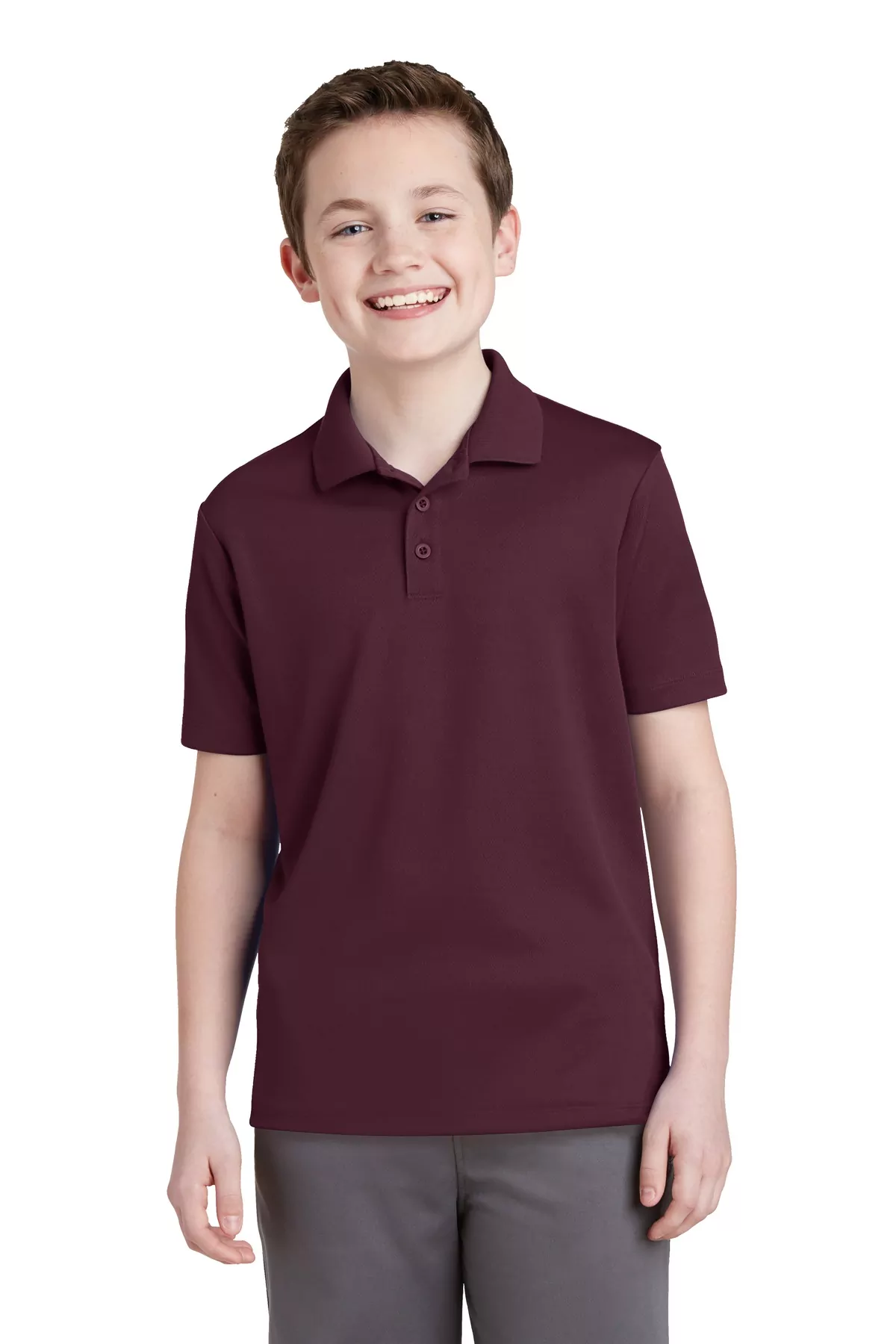 Sport-Tek ® Youth PosiCharge ® RacerMesh ® Polo. YST640 - Image 4