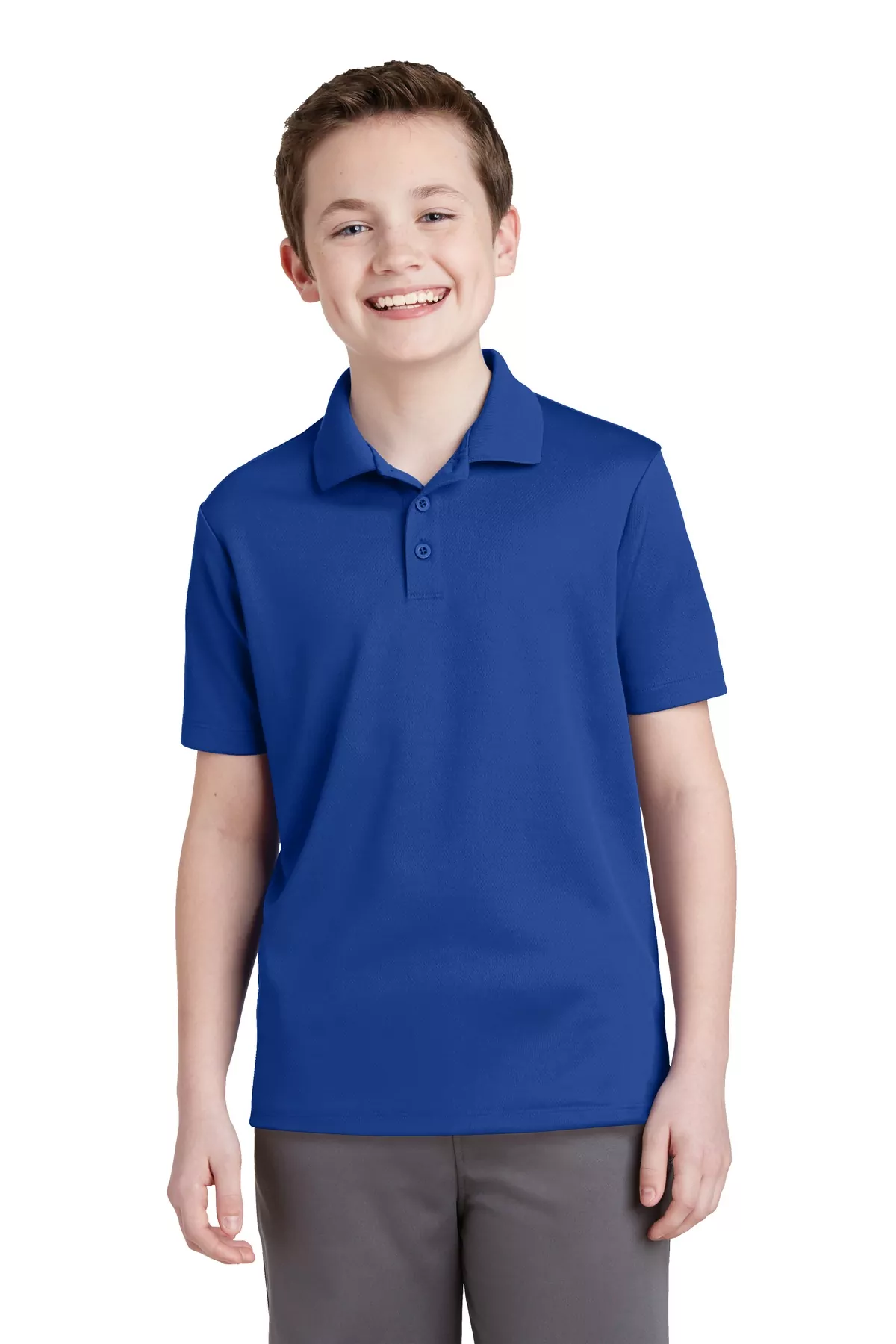 Sport-Tek ® Youth PosiCharge ® RacerMesh ® Polo. YST640 - Image 5